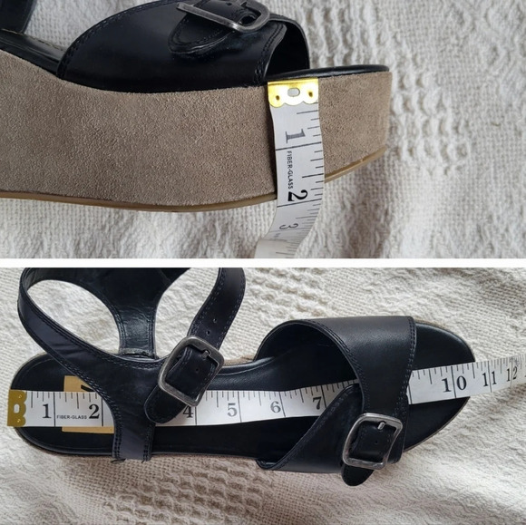 Dolce Vita Strapped Slip On Suede High Platform Sandal - Picture 7 of 9